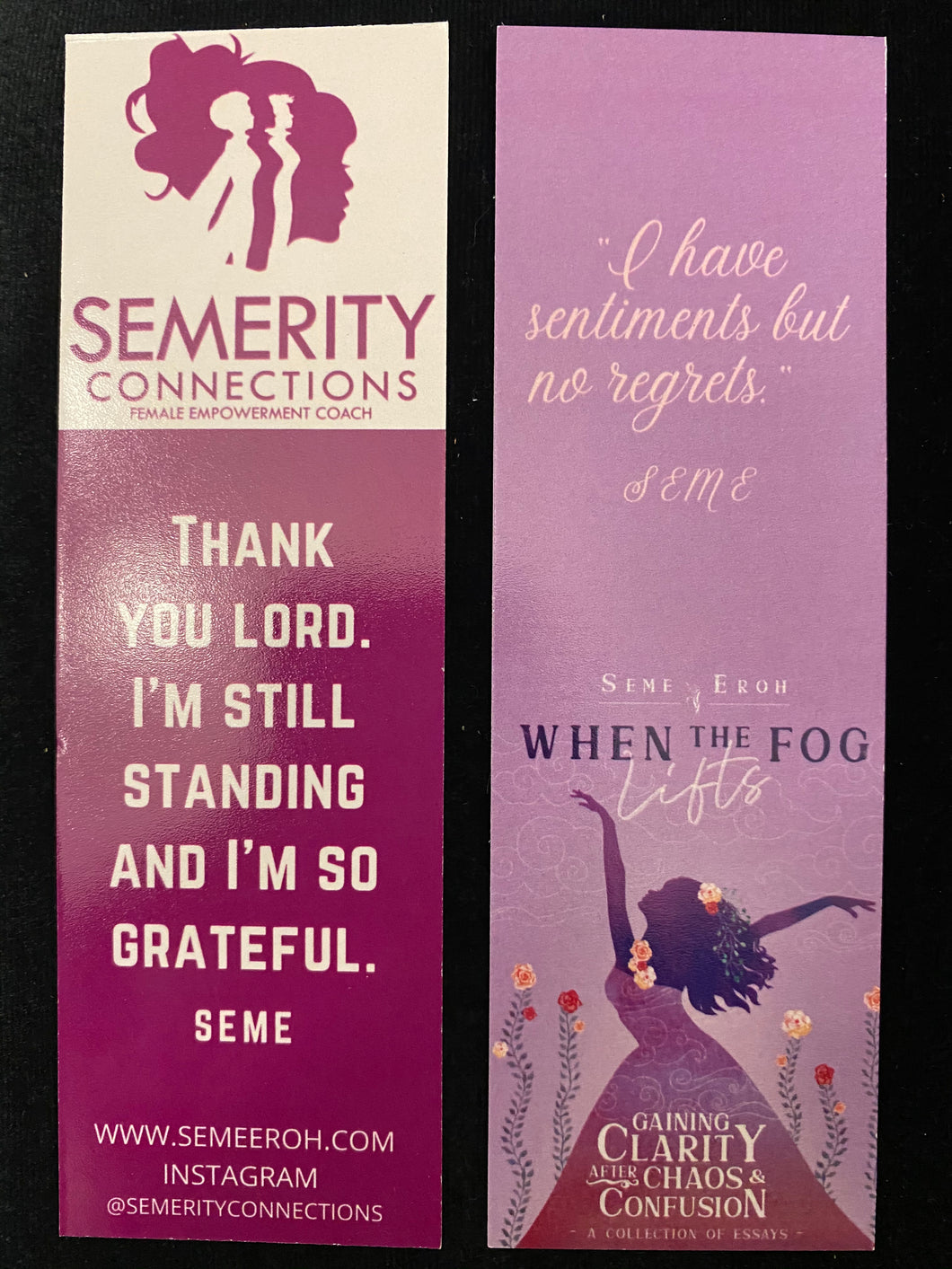 I Have Sentiments (Bookmark)